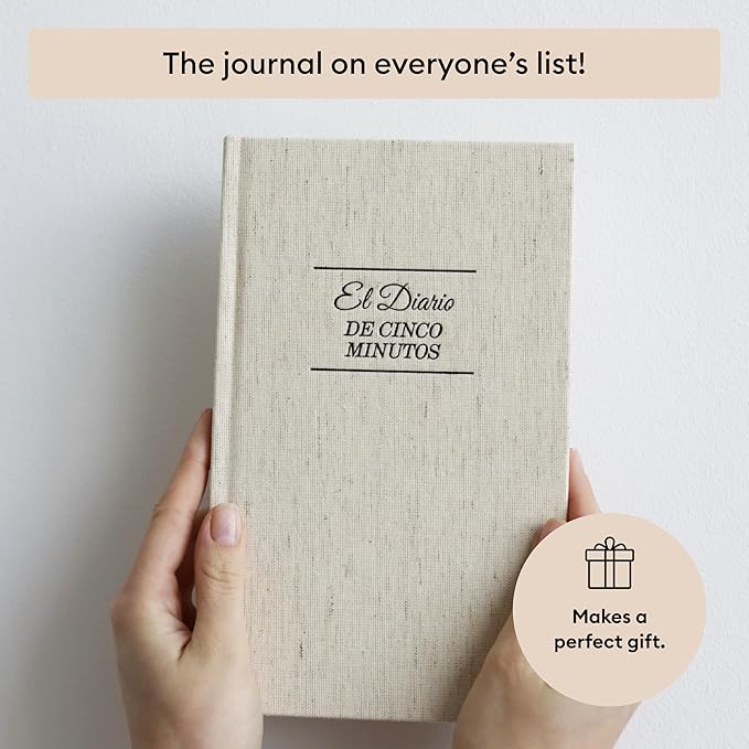 Intelligent Change: The Five Minute Journal - Daily Gratitude Journal for Happiness, Mindfulness, and Reflection - Undated Life Planner (Spanish Version)
