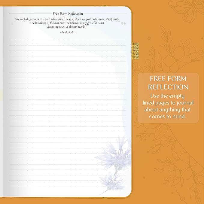 Legend Gratitude Journal – Guided Daily Journal to Foster Positivity & Happiness – Grateful Notebook to Write In – Inspirational Affirmation & Thankful Notebook – Hardcover (Amber Yellow)