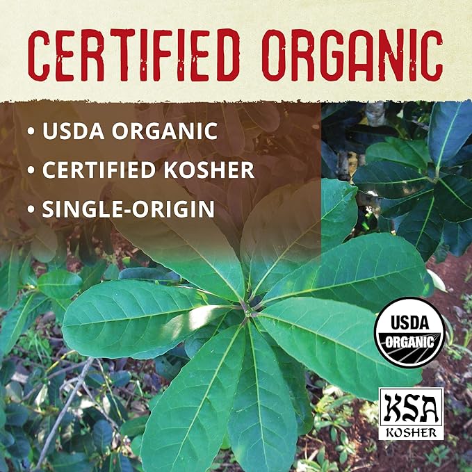 ECOTEAS Organic Yerba Mate Loose Leaf Tea – Natural Energy & Detox Herbal Tea – Coffee Alternative - Kosher, Non-GMO, Gluten-Free - Unsmoked Pure Leaf from Argentina, 1 lb (Pack of 1)