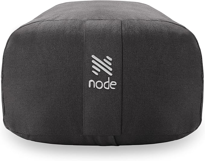 Yoga Meditation Cushion, 25" x 12" Rectangular Bolster with Organic Cotton Cover