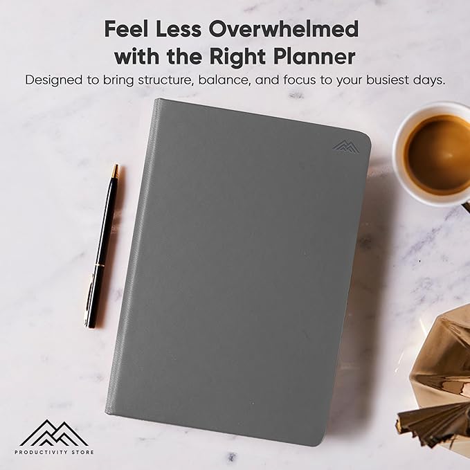 July 2025-2026 Planner 8.5 x 11 Pro Max - Dated Productivity & Academic 2025-2026 - Daily, Weekly & Monthly Planner With July Start Date - A4 - Productivity Store