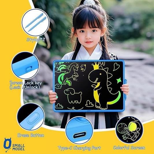 20 Inch LCD Writing Tablet for Kids, Rechargeable Large Kids Drawing Pad, Mess Free Drawing Tablet, Doodle Board, Educational & Learning Drawing Toys for Boys and Girls Aged 3+ Years Old Birthday Gift