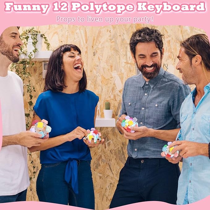 Keyboard Fidget Toy for Adults Keyboard Clicker with LED Light Fidget Stress Relief Sensory Toy