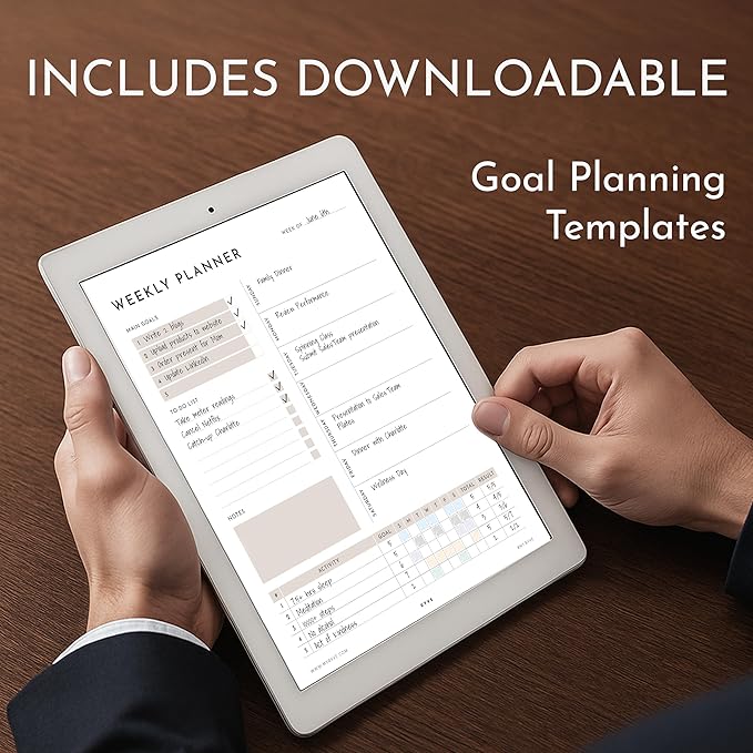 RYVE Motivational Quotes Desk Calendar – 366 Daily Reflections for Personal Growth – Office Accessories and Gifts for Men, Mindfulness Flip Calendar, Inspirational Desk Quote