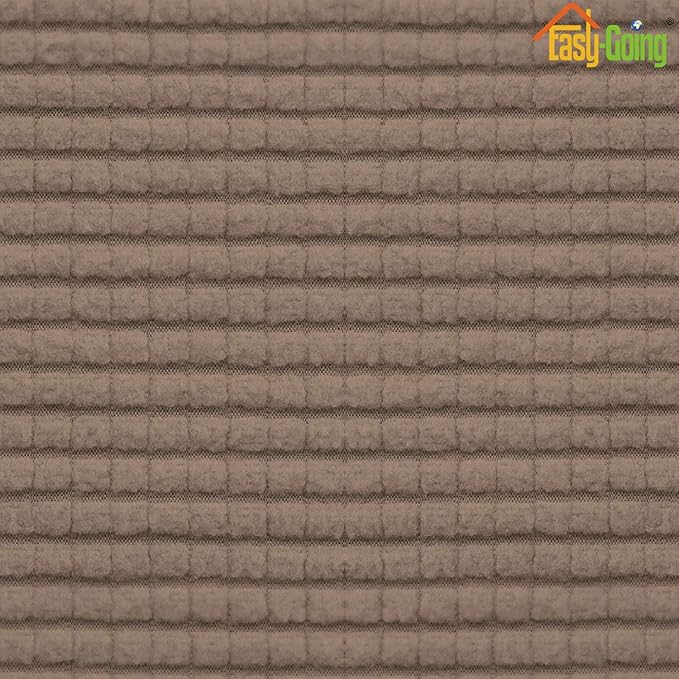 Easy-Going Stretch Chair Cushion Cover Sofa Cushion Furniture Protector Sofa Seat Sofa Slipcover Sofa Cover Soft Flexibility with Elastic Bottom(Chair Cushion, Camel)