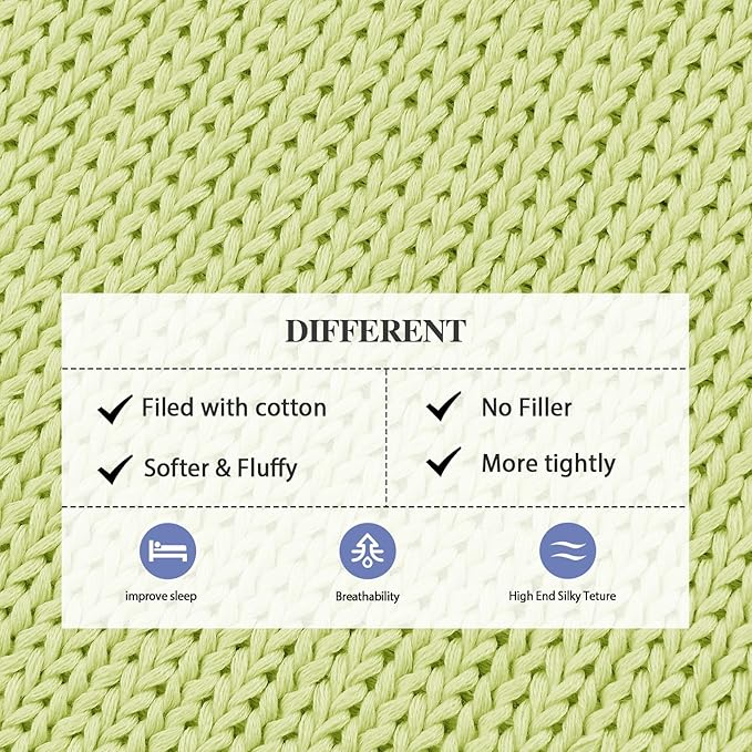 L'AGRATY Knitted Weighted Blanket - 48"x72" 15lbs Cooling Chunky Knit Heavy Blanket for Adults Braided Crochet Throw Thick Cable Yarn Knit Decorative Blanket No Beads Evenly Weighted Machine Washable