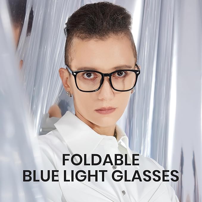 Cyxus Blue Light Glasses for Men Women Reduce Eye Strain UV Blocking for Computer Screen 8082