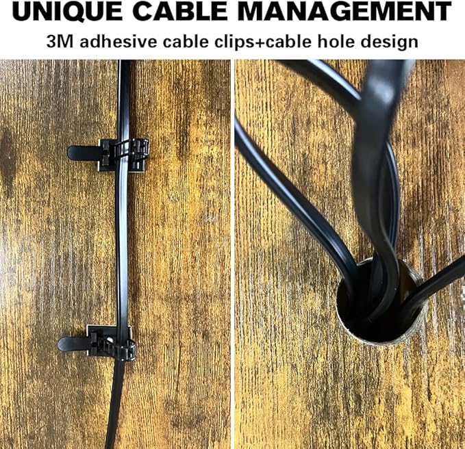 Electric Standing Desk, 63 * 30 Inches Adjustable Height with 4 Drawers, Double Storage Shelves Stand Up Desk, Home Office Workstation Sit Stand up Desk (Rustic Brown)