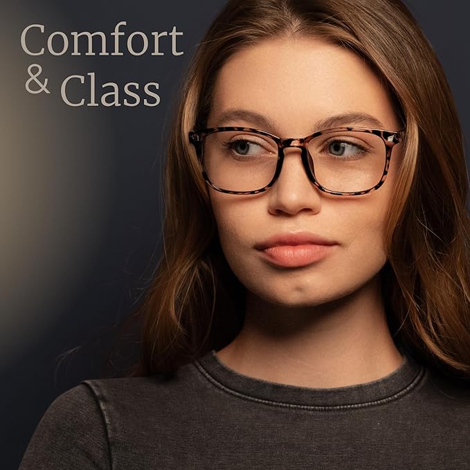 CCVOO Reading Glasses for Women/Men, Eyeglasses, Blue Light Readers for Women/Men, Computer Eye Glasses, Cheaters