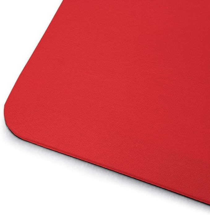 Ultralux Anti-Fatigue Long Floor Runner Comfort Mat, Thick Non-Slip Cushioned Kitchen Standing Mat 3/4” Thick 24" x 71" Premium Durable Ergonomic Multi-Use Standing Support Pad, Home, Office Rug, Red