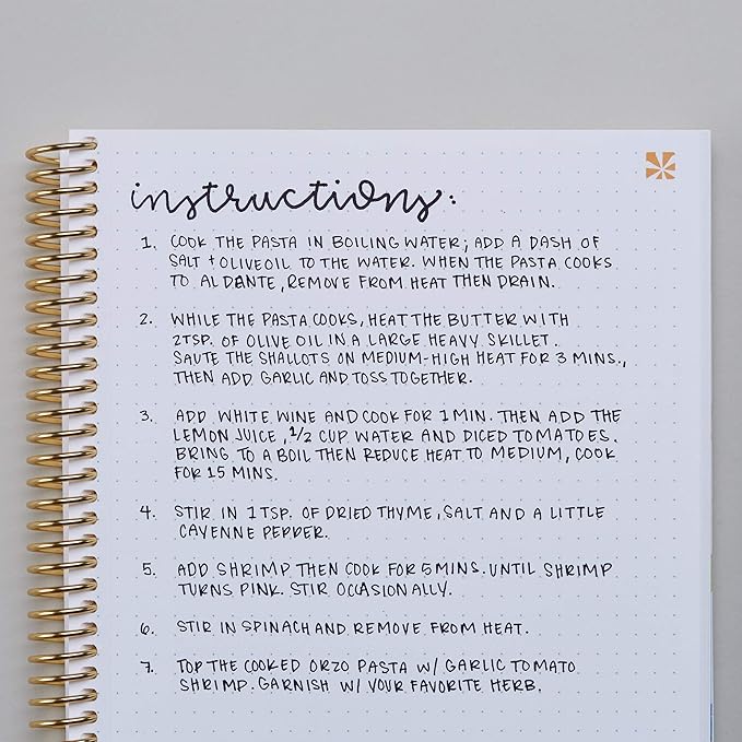 Erin Condren 7" X 9" Spiral Bound Dot Grid Journal Notebook - Starry Sky, 5Mm Dot Grid, 160 Page Writing, Drawing & Art Notebook, 80Lb Thick Paper, Stickers Included