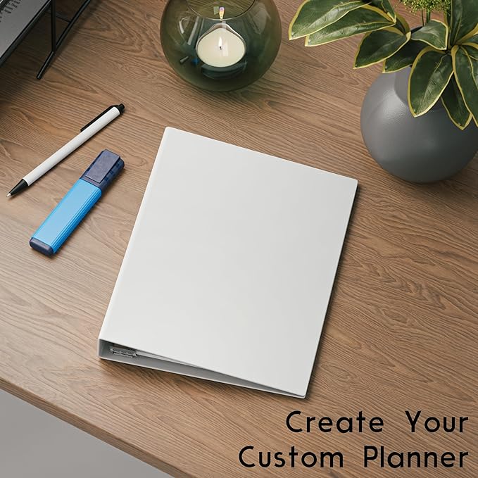 Half Letter Blank Paper, 3-Hole Punched, 500 Sheets/1,000 Pages, 100 GSM, Printer Paper Binder Refill, 5.5 in. x 8.5 in.