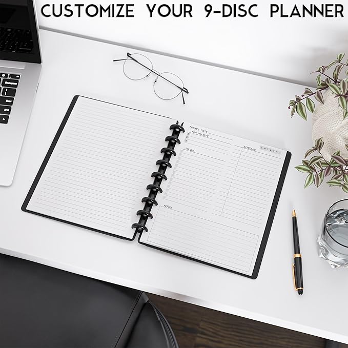 Blank 7 x 9.25 Inch Paper, 120 GSM, 200 Sheets, DIY Template Printing in Happy Planners, Classic Size Unpunched, Loose Leaf, White