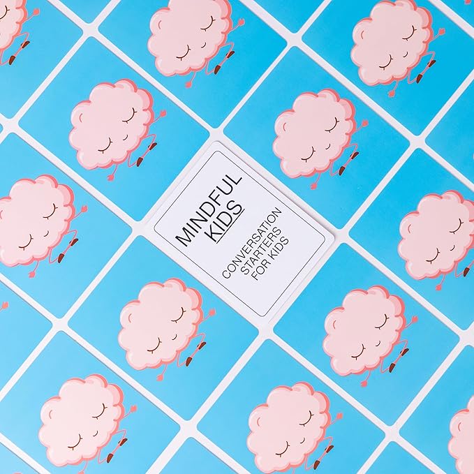 100 Mindfulness Conversation Starter Cards for Kids - Enable Meaningful Conversations with Kids
