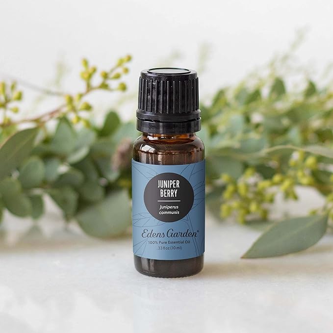 Edens Garden Juniper Berry Essential Oil- 100% Pure Premium Grade, Undiluted, Natural, Therapeutic, Aromatherapy, The Best for Diffuser, Candle, Hair, Kid Safe 10 ml (.33 fl oz)