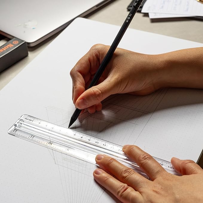 Notsu Dot Grid Notepads 11 x 17 inch, 2 Pack | Large Dotted Memo Desk Pads with Premium Thick Paper 120gsm