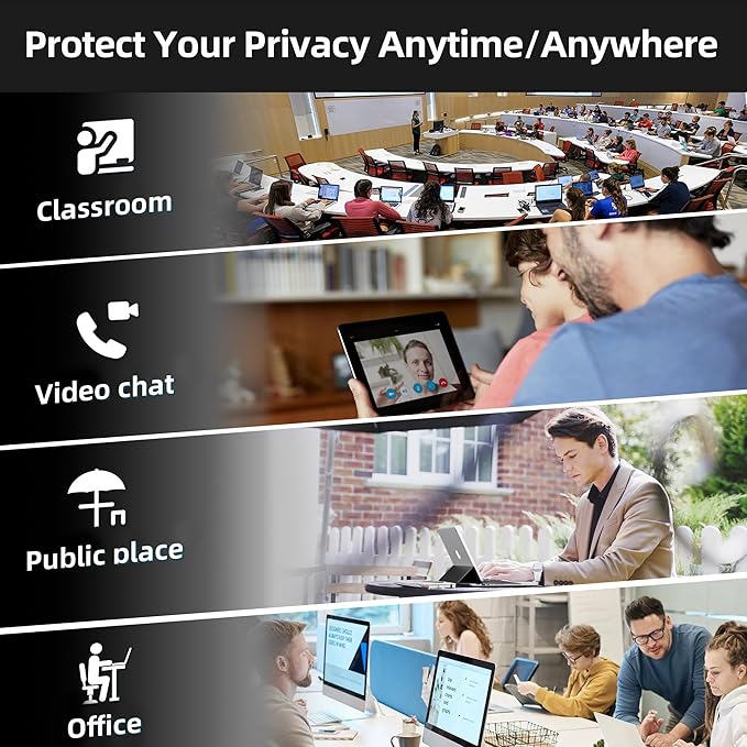 Magnetic Privacy Filter Compatible with iPad Air 6th 13 Inch 2024, Removable Anti Glare Blue Light Privacy Screen Privacy Screen Privacy Screen