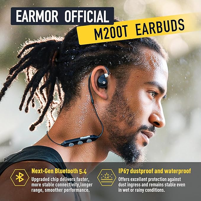 Electronic Shooting Ear Protection Bluetooth 5.4, Shooting Ear Buds with NRR 26dB Noise Cancelling & Sound Amplication, IP67 Dustproof Waterproof for Hunting, Gun Range