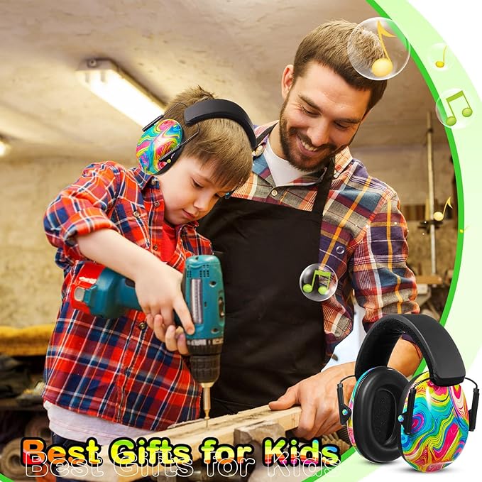 Amylove 12 Pcs Kids Ear Protection Noise Cancelling Headphones Ear Muffs Bulk 27db Adult Noise Reduction Hearing Earmuff(Universal Fit (kids & Adults),Classic Style,Fresh Color)