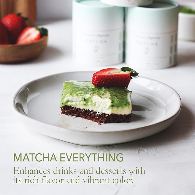 Japanese Green Tea Co. Matcha Green Tea Powder -100% Natural Authentic Japanese Powdered Green Tea – Single Origin Tea - Premium Grade – 1.8 oz, 50 g - Vegan, Non-GMO, Sugar-Free, and Gluten-Free