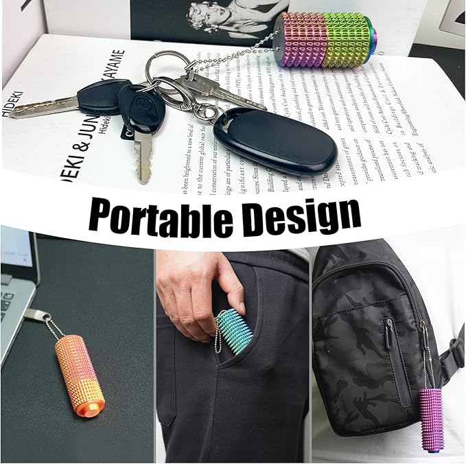 3PCS Little Ouchies Fidget Toy, Spike Roller Toy, Adults Pain stim Fidget Toy, Press and Rotate Adults Spiky Sensory Toys, Portable ADHD Toys, Novelty Gifts