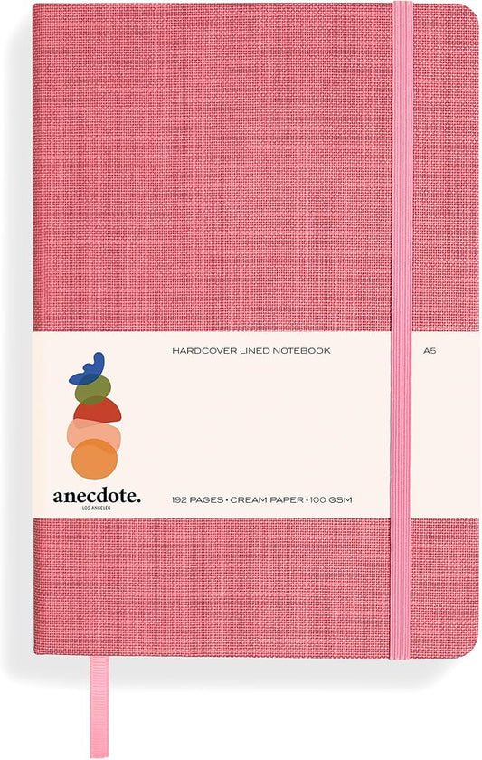 Hardcover Ruled Journal with Thick 100 gsm College Ruled Paper A5 size (8.3 inches x 5.4 inches) - Daily Writing Notebook Journal for Travel, School and Office Use - Diary Journal for Women and Men - Blossom