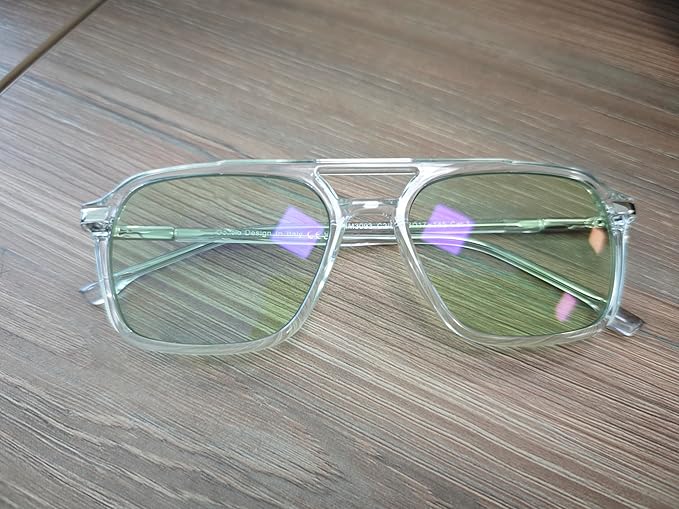 Goiteia Blue Light Glasses Men Women – Retro 70s Gaming Glasses for Anti Eyestrain, Comfortable for All-Day Wear