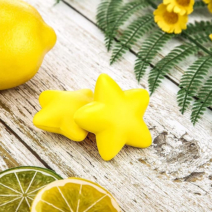 30 Pieces Star Stress Ball Bulk Mini Foam Stress Relief Ball for School Carnival Reward, Student Prizes, Party Bag Fillers
