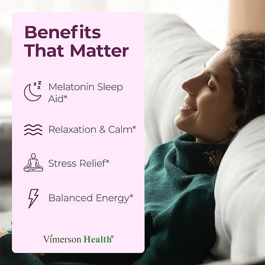 Melatonin Sleep Aid with L Theanine & Valerian Root – Turmeric Supplement – Turmeric Curcumin with Ginger & Black Pepper – L-Theanine & Melatonin 3mg for Sleep, Calm and Stress Relief – 2 Pack