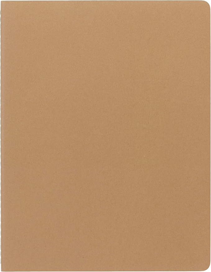 Moleskine Cahier Journal, Soft Cover, Large (5" x 8.25") Ruled/Lined, Black, 80 Pages (Set of 3)