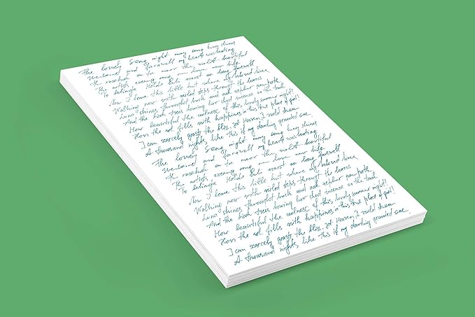 MADE IN USA – Debra Dale Designs Memo Note Pads – 8.5"x11" White Bond – 13 Pads, 50 Sheets Each – Office Desk Supplies