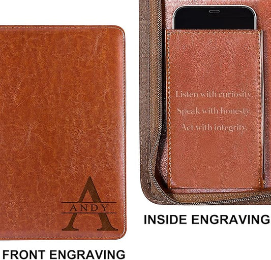 Thank You Men Portfolio, Personalized Employees Office Gift Padfolio Work Organization, Padfolio for Employees Staffs, Women Portfolio, Thank You Colleague Gift, Employees Gift Office Supplies Gift