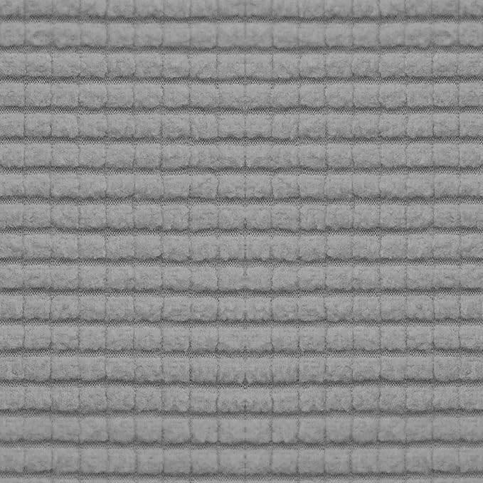 Easy-Going Stretch Individual Chair Couch Cushion Cover Sofa Cushion Furniture Protector Sofa slipcover Soft Flexibility with Elastic Bottom (3-Piece Sofa Cushion Cover, Light Gray)