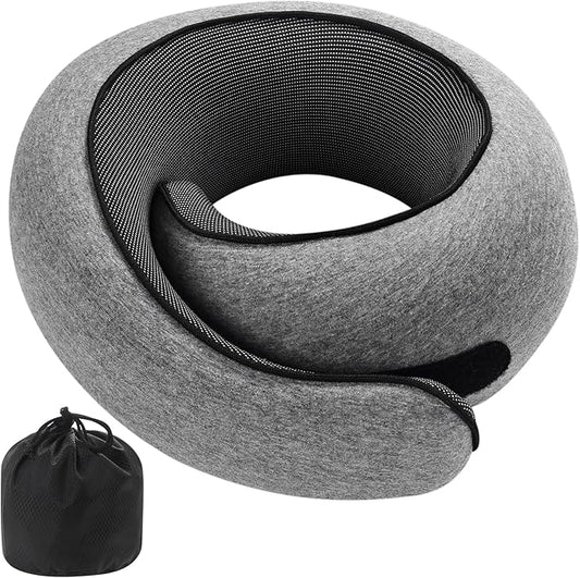 2024 New Memory Foam Travel Pillow for Airplanes,Neck Pillow for Traveling,Neck Plus Travel Pillow,Neck Plus Travel Neck Pillow