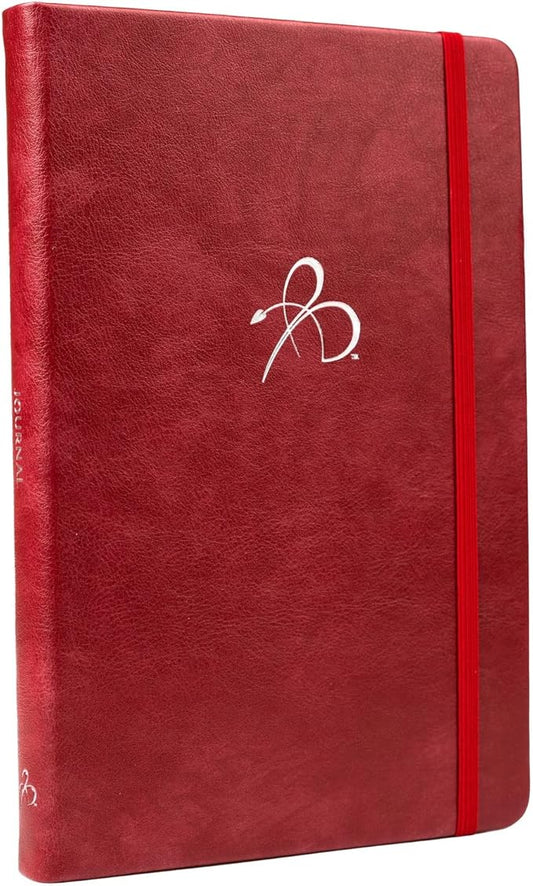 Bright Line Eating Line Journal Notebook, Vegan Leather Journal w/Lay-Flat Binding, Berry Notebook Journal for Women & Men, Writing Journal, Food Journal, Travel Journal, Fitness Journal w/Stickers