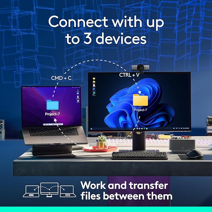 Logitech MX Master 3S Bluetooth Edition Wireless Mouse, No USB Receiver - Ultra-Fast Scrolling, Ergo, 8K DPI, Track on Glass, Quiet Clicks, Works with Apple Mac, Windows PC, Linux, Chrome - Graphite