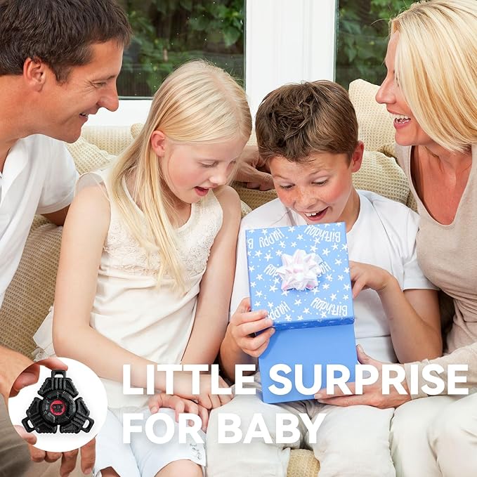 Latest Models 3D Printed Fidget Spinner, Multiple Rotation Modes，Long Spinning, Cool Silent, Small Mini Toys for Anyone Anxiety, Quiet Bearing