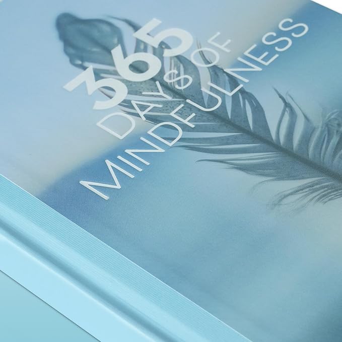 365 Day Mindfulness Journal, Daily Prompts Guided Notebook for Self Discovery Thoughtful Diary