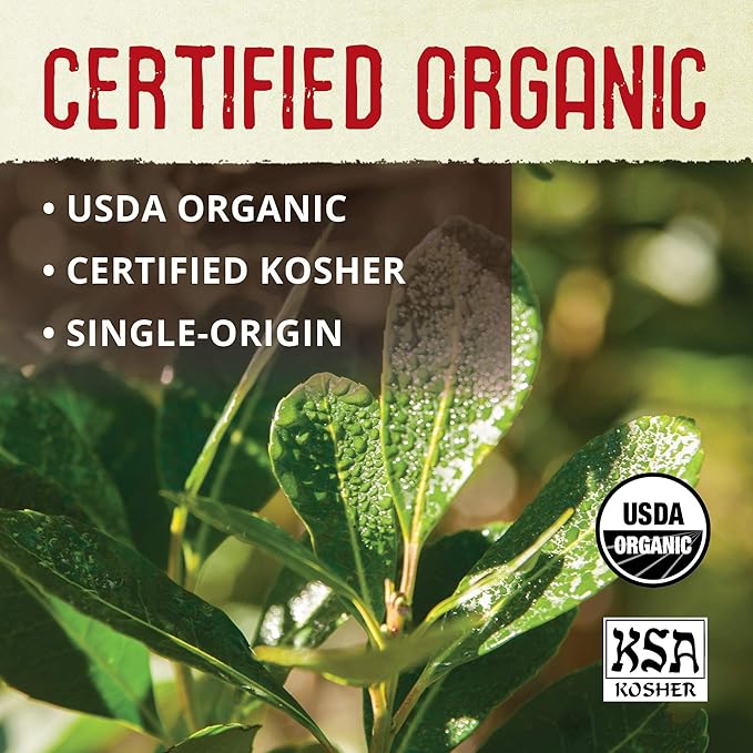 ECOTEAS Organic Yerba Mate Tea Bags - 24 Count, 1.7 Oz - Organic Detox Tea - Hi Caf Tea - Clean Energy Burst - 2 Pack