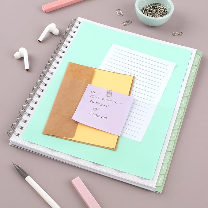 Cambridge 2025 Planner, Weekly & Monthly, 8-1/2" x 11", Large, Ombre (1731-905-25)