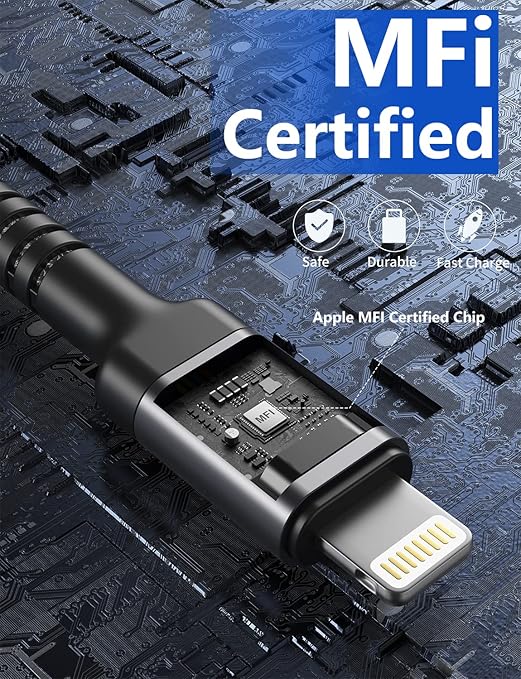 PRAKIE USB C to Lightning Cable 3FT 2Pack iPhone Fast Charger Cable [MFI Certified] 1M USBC to Lightning Apple Type C Charger Cord for iPhone 13 12 11 Pro Max Mini X XS XR 8 Plus 10 SE iPad 8th