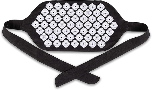 Kanjo Premium Acupressure Belt - Lightweight on-the-go Pain Relief - Relieves Back Pain - 100% Cotton Linen - Includes Carry Bag - Onyx