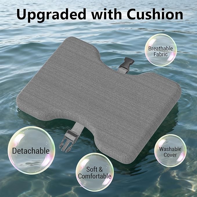 Bamboo Foot Rest for Under Desk at Work - 3-in-1 Reversible Rocking Desk Footrest with Foam Cushion Pad and 6 Adjustable Heights, Ergonomic Foot Rest with Washable Cover for Home, Office and Gaming