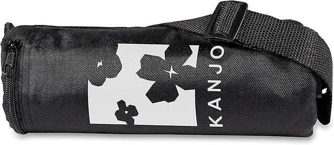 Kanjo Premium Acupressure Belt - Lightweight on-the-go Pain Relief - Relieves Back Pain - 100% Cotton Linen - Includes Carry Bag - Onyx