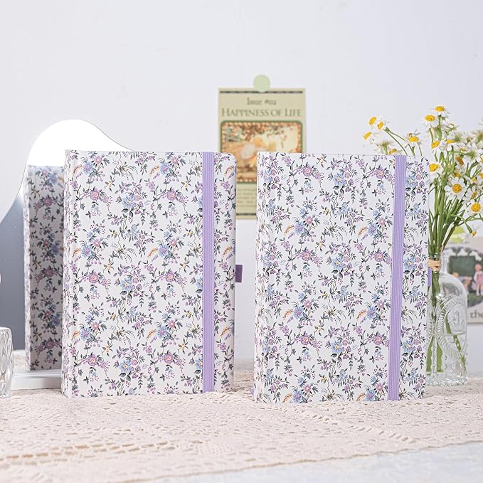 TIEFOSSI Lined Journal for Women, A5 College Ruled Notebook for Writing, 316 Numbered Pages Thick Paper, Daily Journal, for Work Home School, Note Taking, Business, 8.4 X 5.8 In