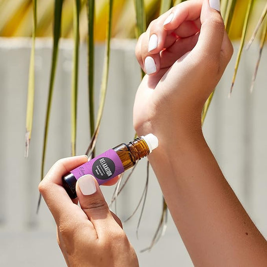Edens Garden Relaxation Essential Oil Roll-On Blend- 100% Pure Premium Grade, Natural, Therapeutic, Aromatherapy, Kid & Skin Safe, The Best for Comfort, Relaxation Pre-Diluted 10 ml (.33 fl oz)