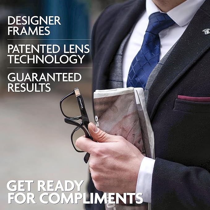 Prospek Blue Light Glasses I Computer Eyeglasses for Men I Blue Light Blocking with Clear Lens I Anti Eyestrain