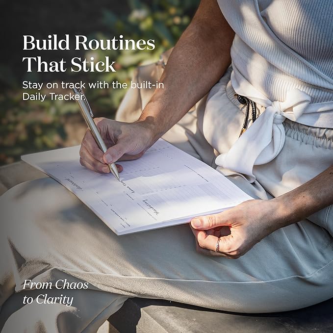 Ink+Volt Dashboard Deskpad | Undated Weekly Planner Notepad with 52 Undated Sheets, Premium Productivity Planner, Minimalist Weekly to do List for Work & Study | A4 Size | Made in the USA