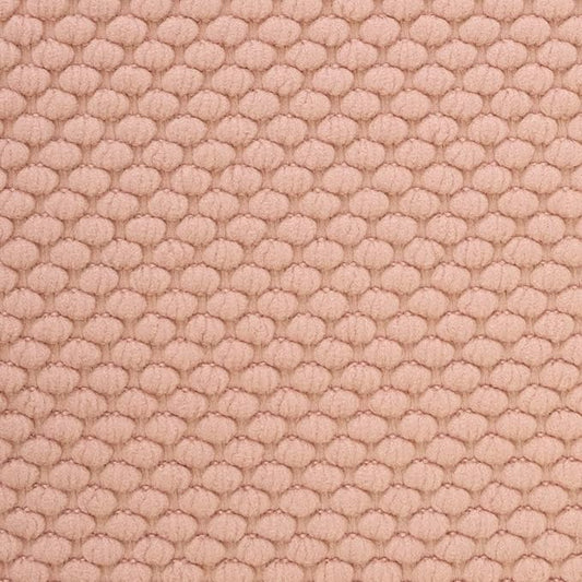 Sweet Home Collection Chair Cushion Memory Foam Pads Honeycomb Pattern Slip Non Skid Rubber Back Rounded Square 16" x 16" Seat Cover, 2 Pack, Blush