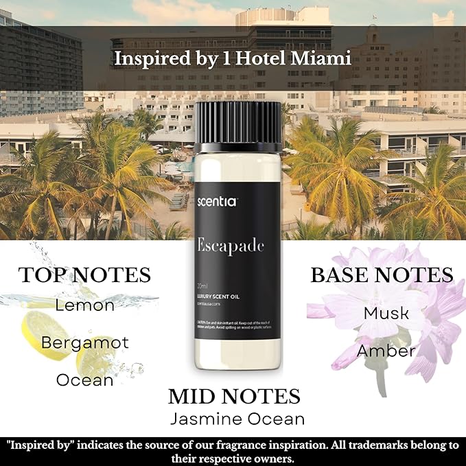 Hotel Inspired Collection Diffuser Oils – 3×20ml Aromatherapy Set | Luxury Scents Inspired by The Edition Hotel, Ritz Carlton | Gift-Ready Essential Oil Blend